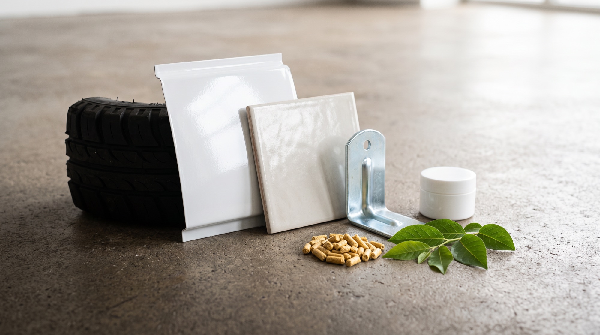 Produtos finais de diferentes setores atendidos pelo zinco